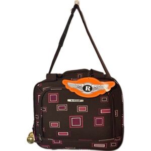Rockland Brown Geometric Travel Bag
